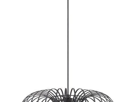 Walworth 1-Light Pendant Black Metal Shade on Sale