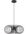 Walworth 1-Light Pendant Black Metal Shade on Sale