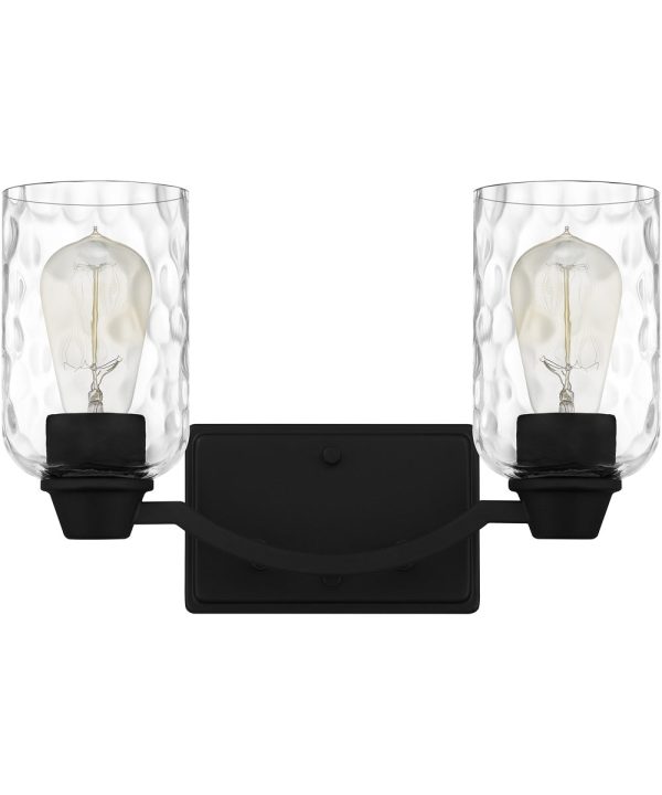 Acacia Medium 2-light Bath Light Matte Black Discount