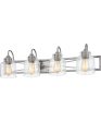 Bartley Extra Large 4-light Bath Light Brushed Nickel For Sale