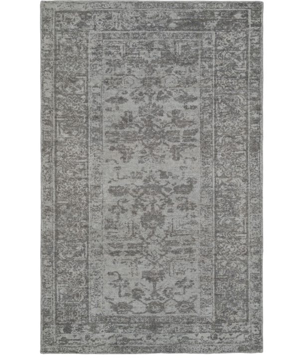 5 x 7  Abanish Medium Rug Gray Cream Fashion