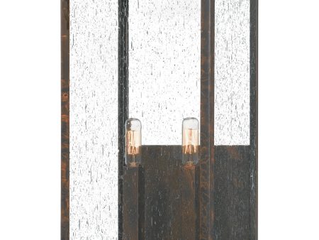 Westover Extra Large 2-light Outdoor Wall Light Industrial Bronze For Discount