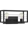 Awendaw Medium 2-light Bath Light Matte Black Online Sale