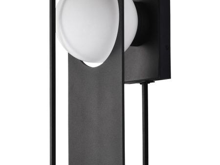 Portal 1-Light Outdoor Matte Black Supply