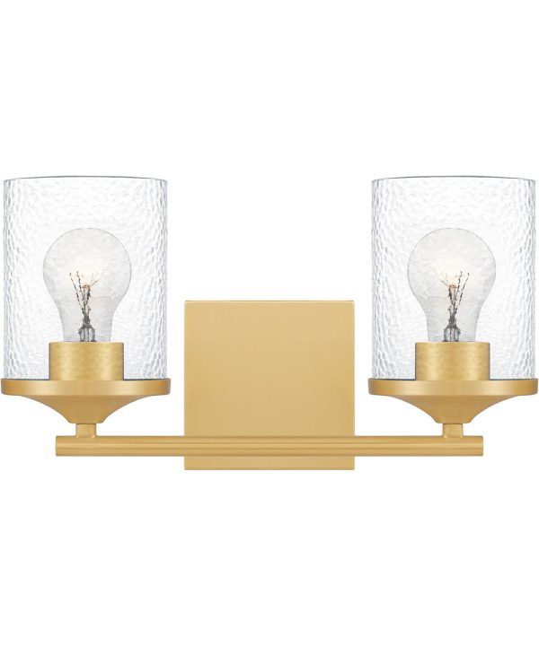 Abner Medium 2-light Bath Light Aged Brass Online Sale