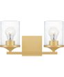 Abner Medium 2-light Bath Light Aged Brass Online Sale