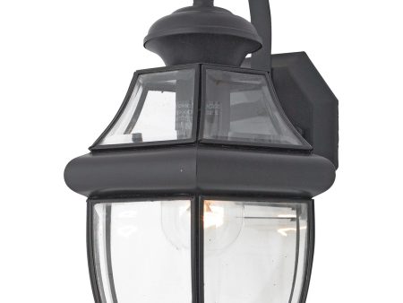 Newbury Medium 1-light Outdoor Wall Light Mystic Black Sale