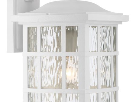 Stonington Large 1-light Outdoor Wall Light  Coastal Armour White Lustre Hot on Sale