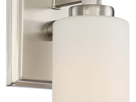 Taylor Small 1-light Wall Sconce Brushed Nickel Online now