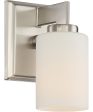 Taylor Small 1-light Wall Sconce Brushed Nickel Online now