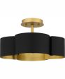 Balsam Medium 4-light Semi Flush Mount Matte Black Online now