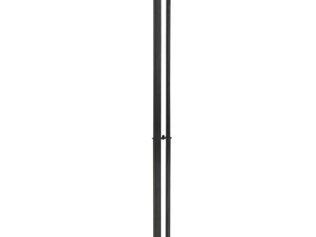 Tulani 2-Light Floor Lamp Ant. Black Tiffany Glass Shade Online Sale