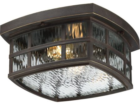 Stonington Medium 2-light Outdoor Ceiling Light  Coastal Armour Palladian Bronze Hot on Sale