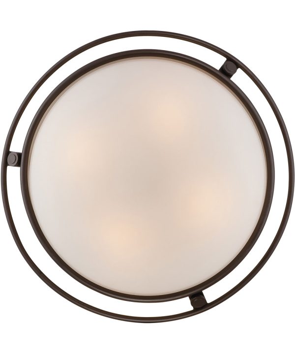 Ashland Extra Large 4-light Semi Flush Mount Western Bronze Online