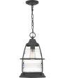 Admiral Large 1-light Outdoor Pendant Light  Coastal Armour Aluminum Mottled Black Supply