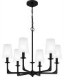 Hough 6-light Chandelier Mystic Black Online