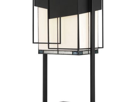 Tellason 1-Light Table Lamp Matt Black Arteglasse Shade For Discount