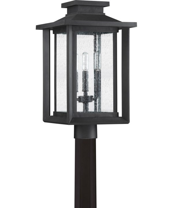 Wakefield Large 3-light Outdoor Post Light  Coastal Armour Earth Black Online