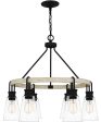 Kingsbridge 6-light Chandelier Earth Black Supply