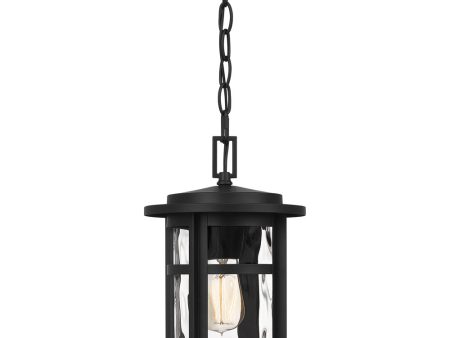 Uma Large 1-light Outdoor Pendant Light Matte Black Hot on Sale