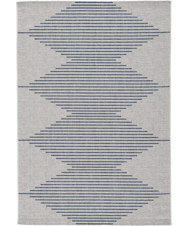 8 x10  Alverno Large Rug White Blue Cheap