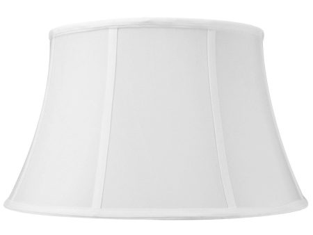 17 W x 10 H White Floor Shantung Lampshade Supply