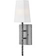 Tress 1-Light Single Light Sconce in Burnished Nickel For Discount