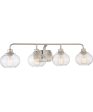 Trilogy Extra Large 4-light Bath Light Brushed Nickel Cheap