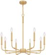 Abner 8-light Chandelier Aged Brass Online Hot Sale