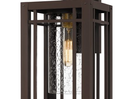 Pelham Medium 1-light Outdoor Wall Light  Coastal Armour Aluminum Western Bronze Supply