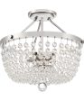 Teresa Large 5-light Semi Flush Mount Polished Nickel Sale