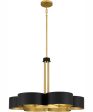 Balsam 6-light Chandelier Matte Black For Sale