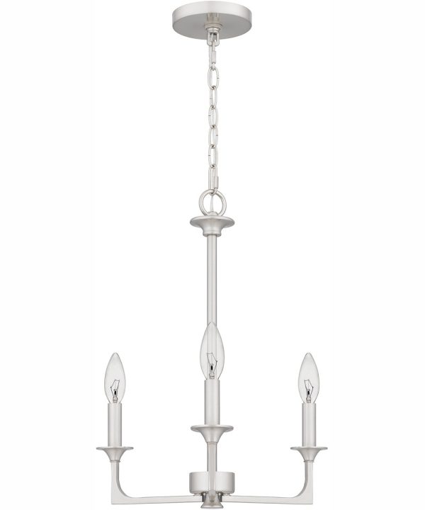 Prescott 3-light Chandelier Brushed Nickel on Sale