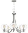 Pruitt 5-light Chandelier Brushed Nickel Fashion