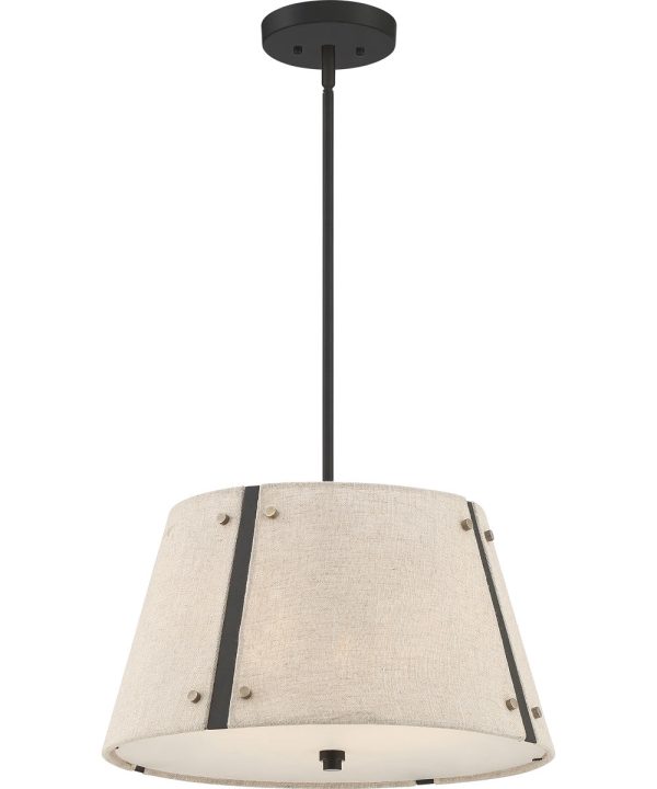 Amherst 3-light Pendant Mottled Cocoa Fashion