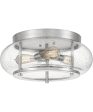 Trilogy 3-light Flush Mount Brushed Nickel on Sale