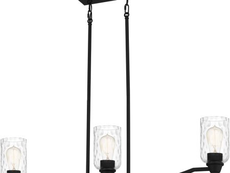 Acacia 3-light Island Light Matte Black Online Sale