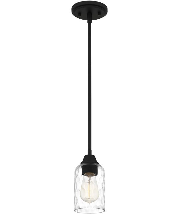 Acacia Small 1-light Mini Pendant Matte Black Fashion