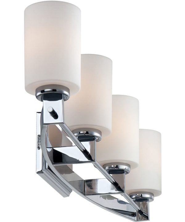 Taylor Extra Large 4-light Bath Light Polished Chrome Online Sale