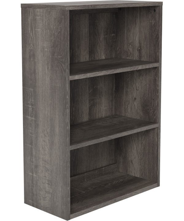 Arlenbry Medium Bookcase Gray Online Sale