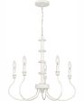 Adela 5-light Chandelier Antique White Discount