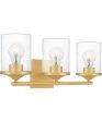 Abner Large 3-light Bath Light Aged Brass Online Sale