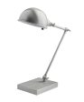 Adesso 21 H Swing Arm LED Desk Lamp Brushed Steel Metal Finish Sale