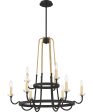 Tanner 9-light Chandelier Western Bronze Online Sale