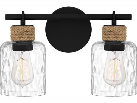 Baltic Medium 2-light Bath Light Matte Black Hot on Sale