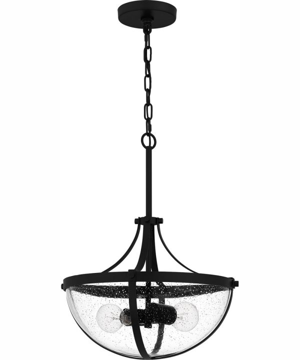 Antebellum Large 2-light Pendant Matte Black For Cheap