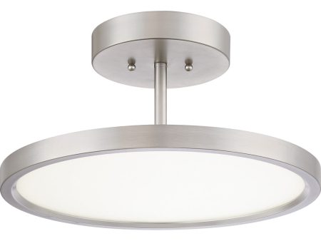 Beltway  Semi Flush Mount Brushed Nickel For Discount