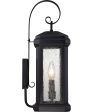 Trumbull Medium 2-light Outdoor Wall Light Mystic Black For Sale