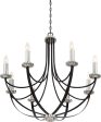 Alana 8-light Chandelier Mystic Black For Discount