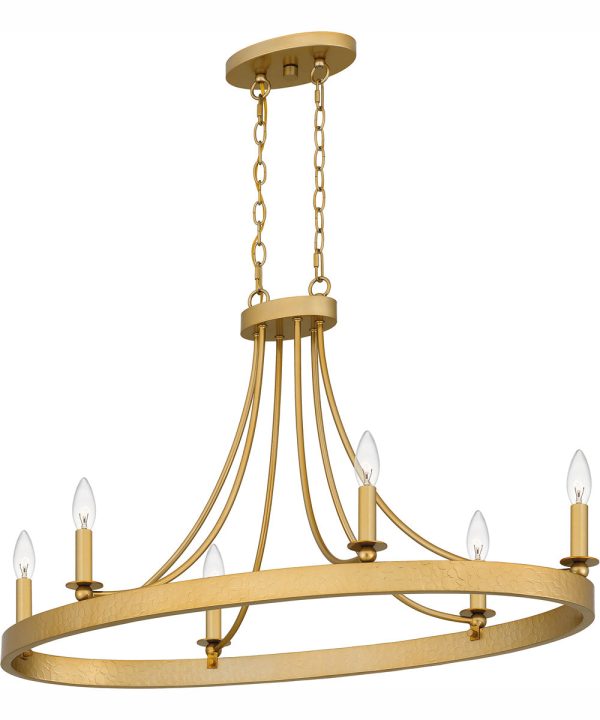 Aspyn Small 6-light Island Light Light Gold on Sale